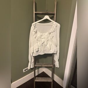 Ruffle Flowy Blouse
